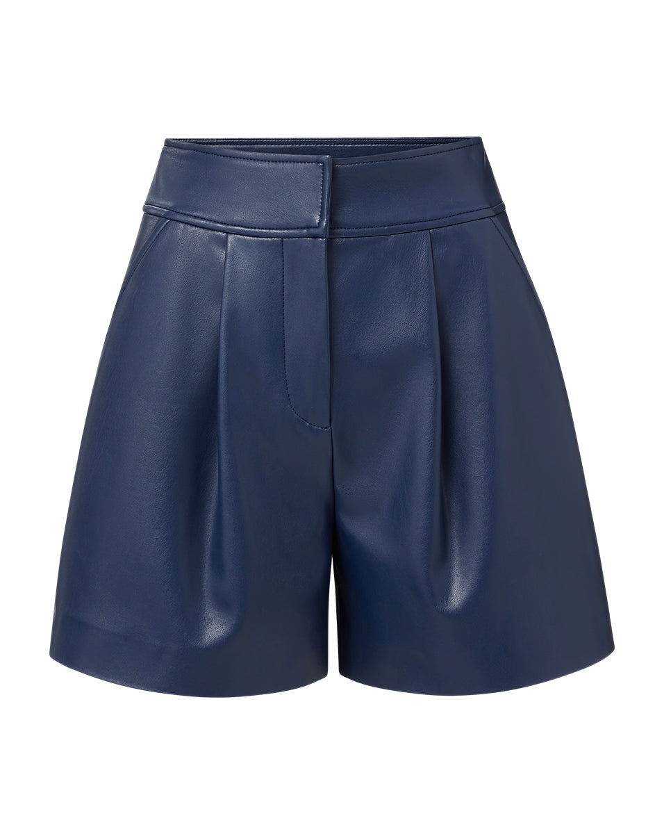 HAINA VEGAN LEATHER SHORT - 1