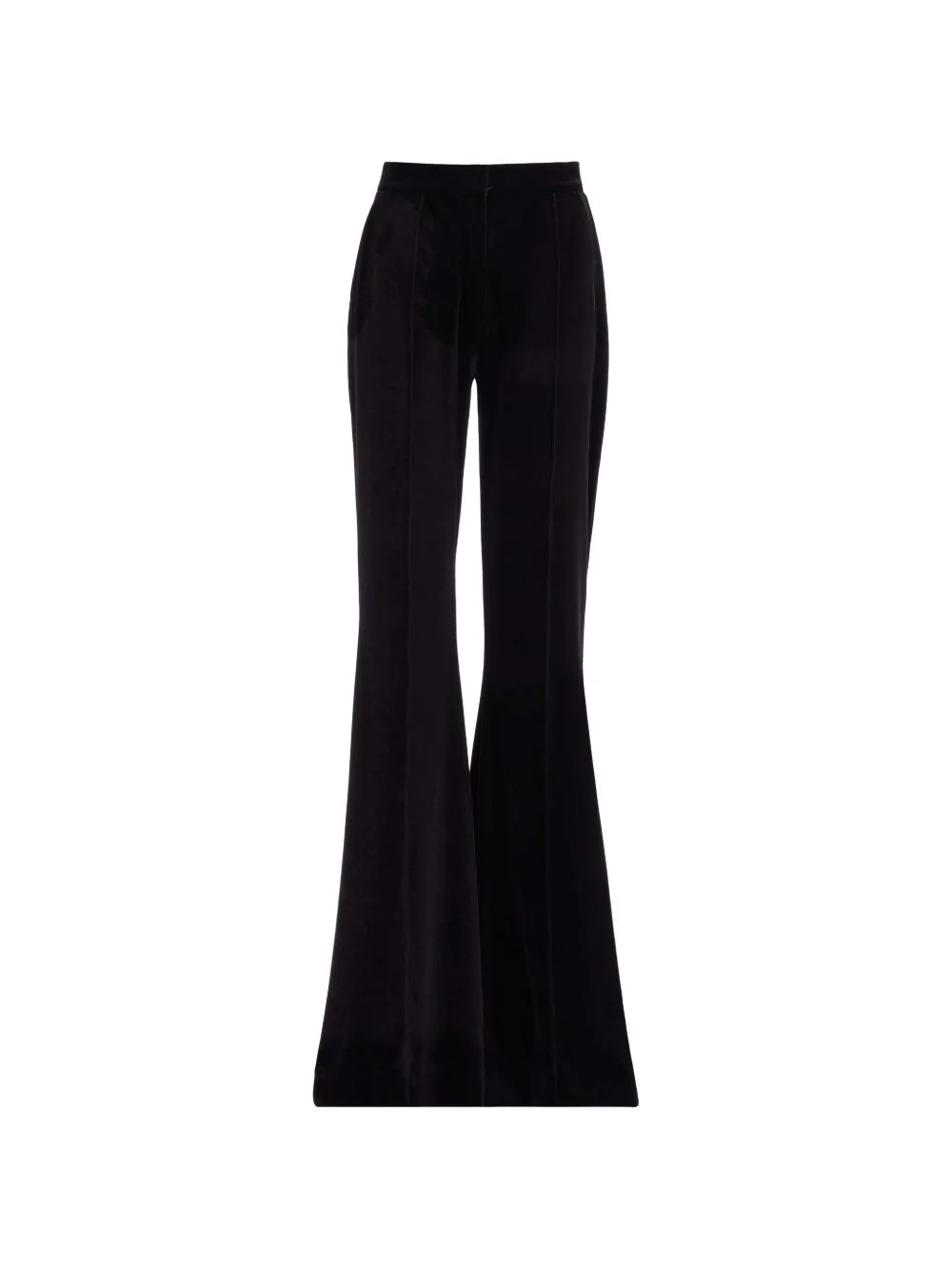 high-waist flared trousers - 1