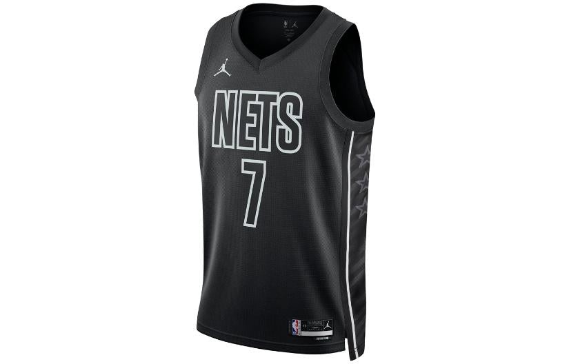Air Jordan NBA Brooklyn Nets Jerseys 'Black' DO9518-011 - 2