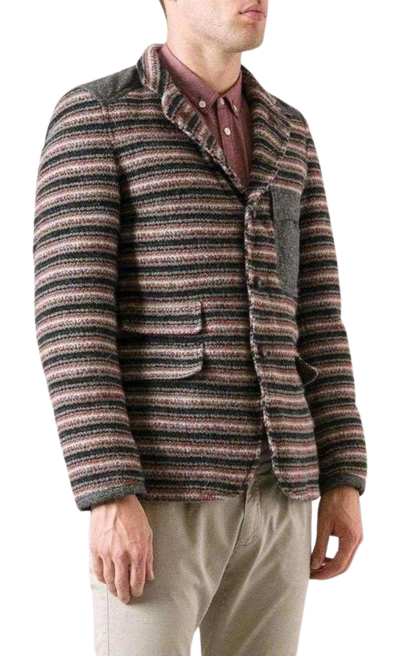 Duvetica Padded Multi Colored Button Up Jacket - 5