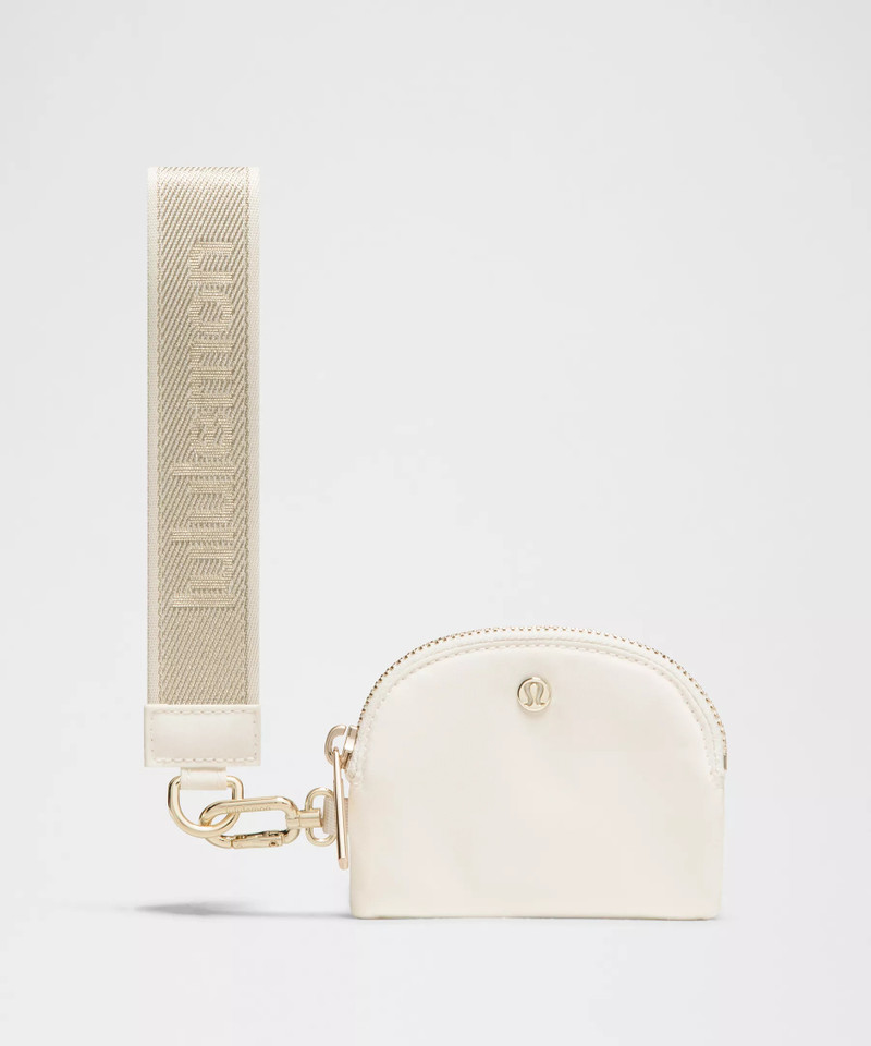 lululemon Dual Pouch Wristlet *Metallic Wordmark outlook