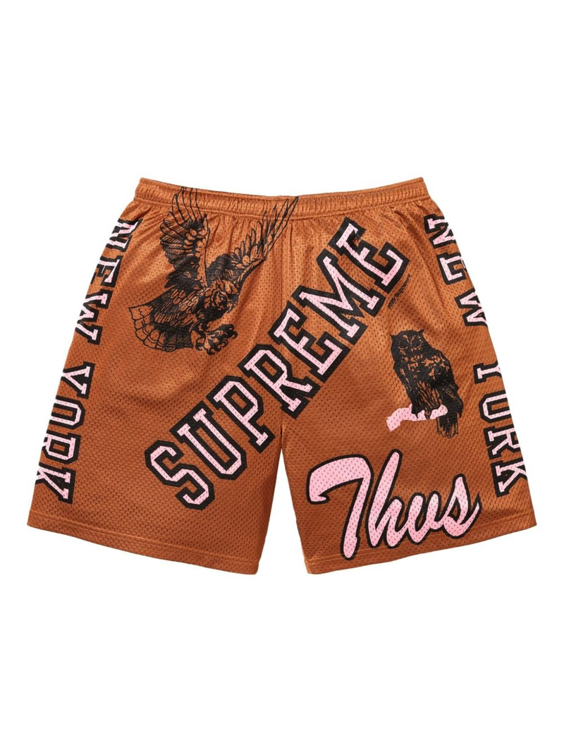 Varsity mesh shorts - 1