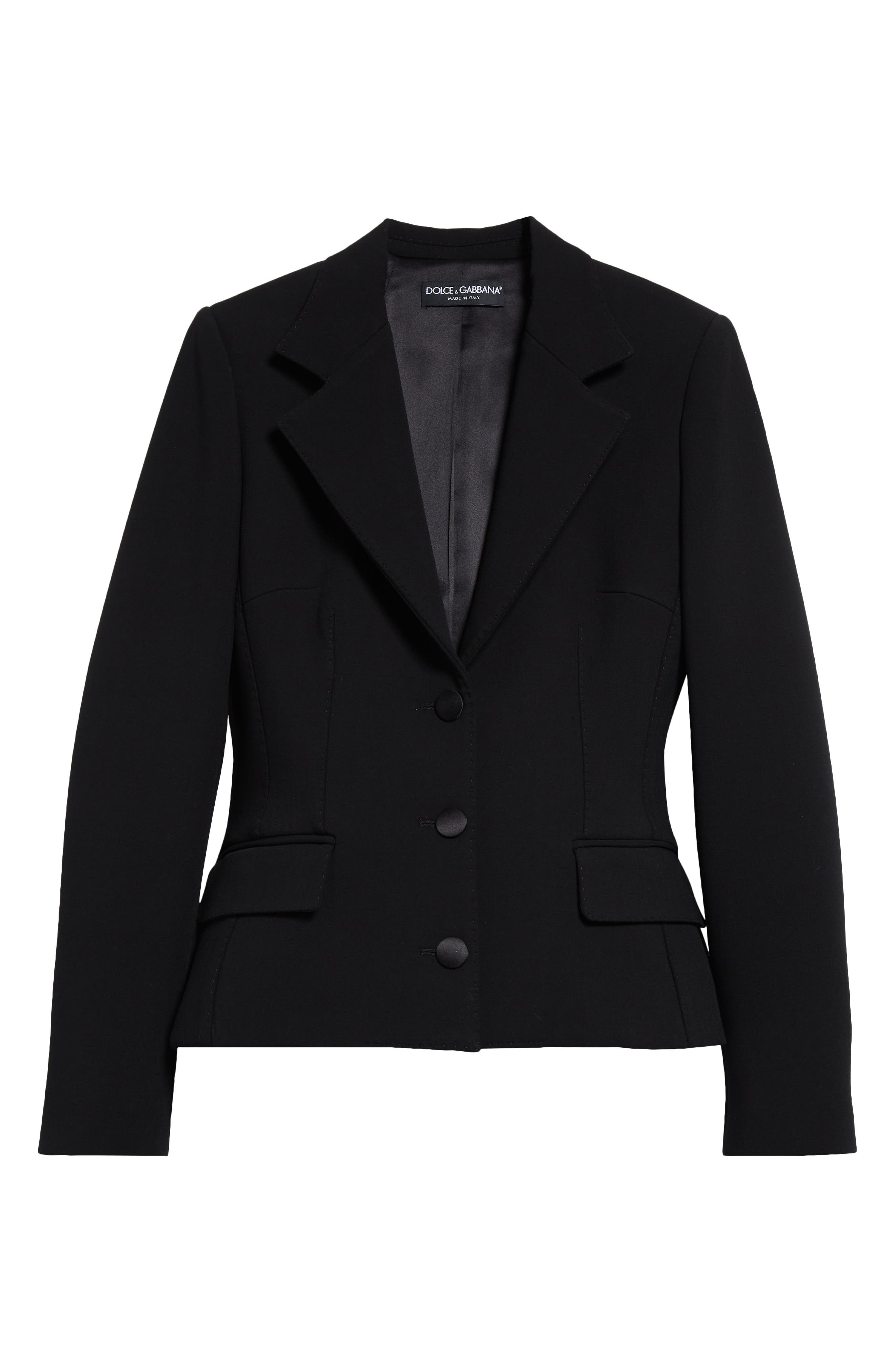 Single Breasted Wool Blazer - 7