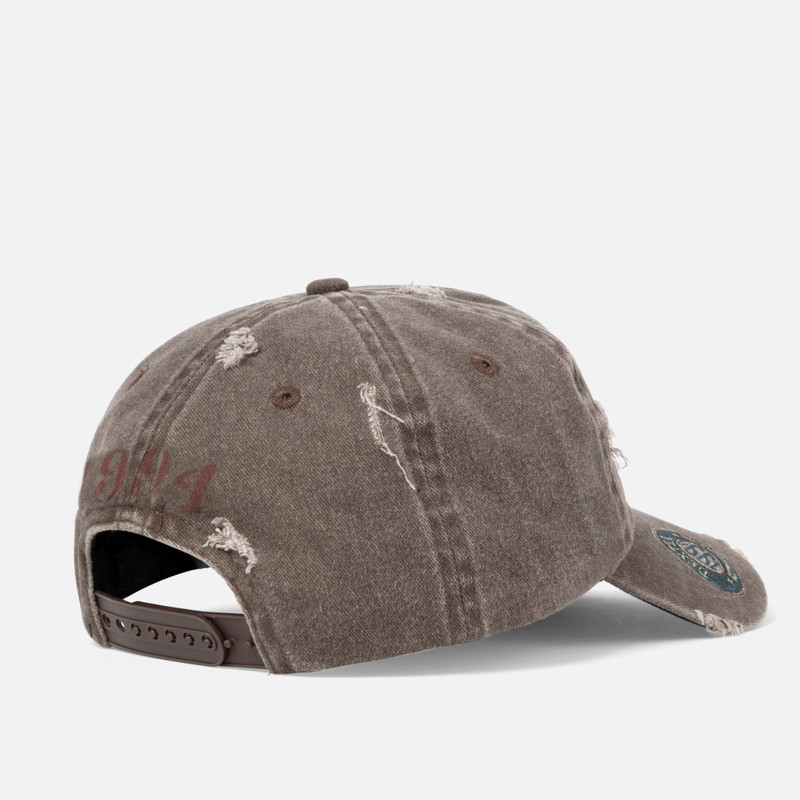Hand-Painted Patch Distressed Cap 4