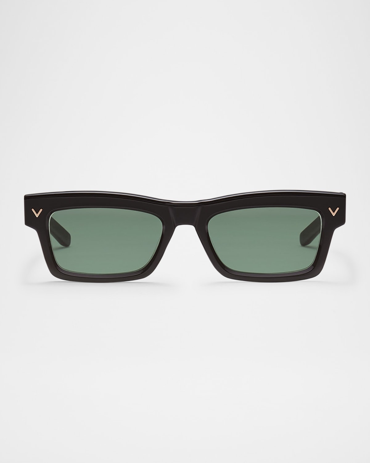 Rectangle Acetate Sunglasses - 1