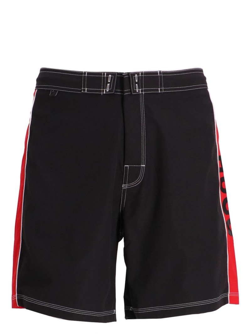 logo-tape swim shorts 1
