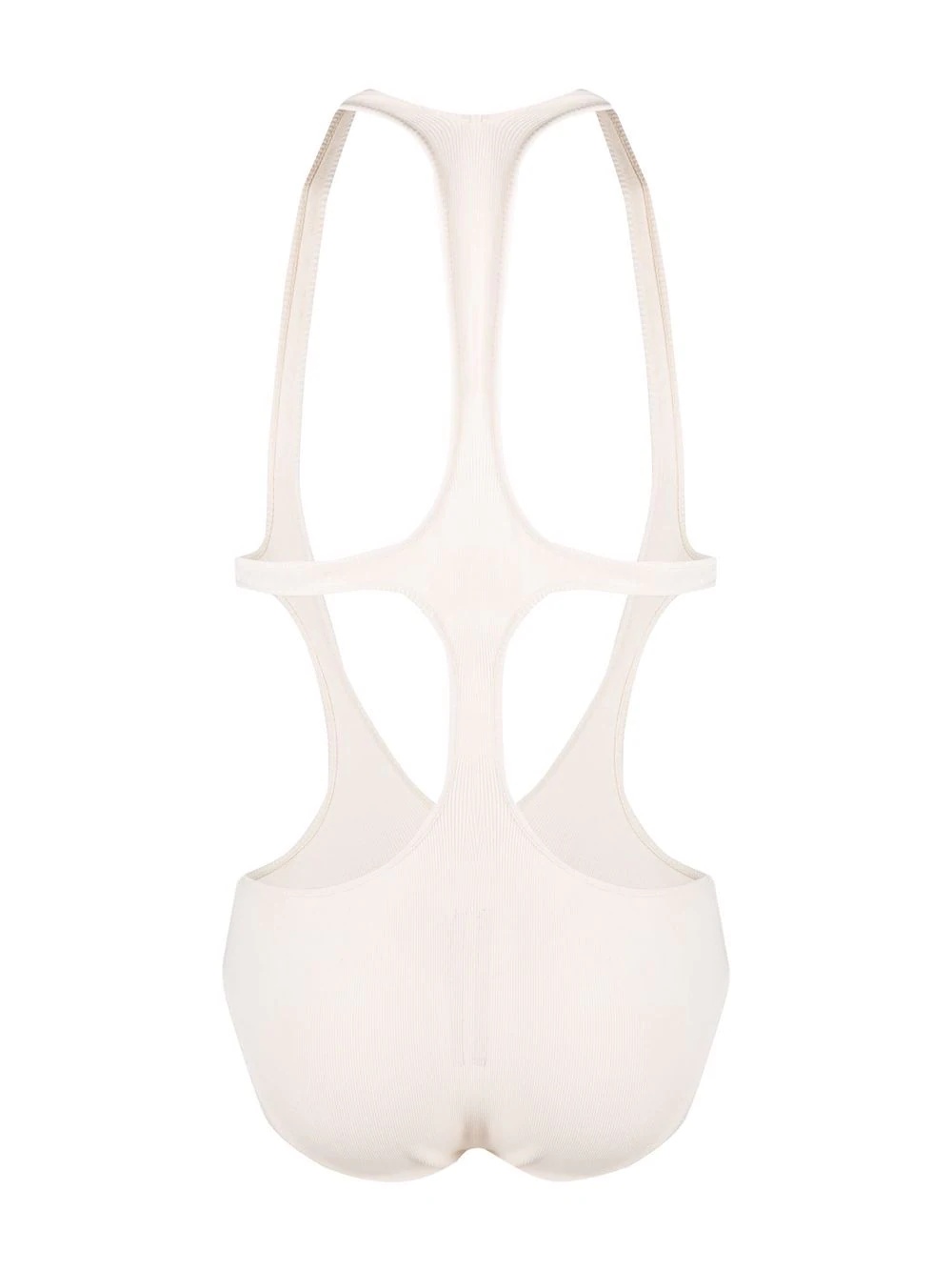 cut-out ribbed swimsuit - 2