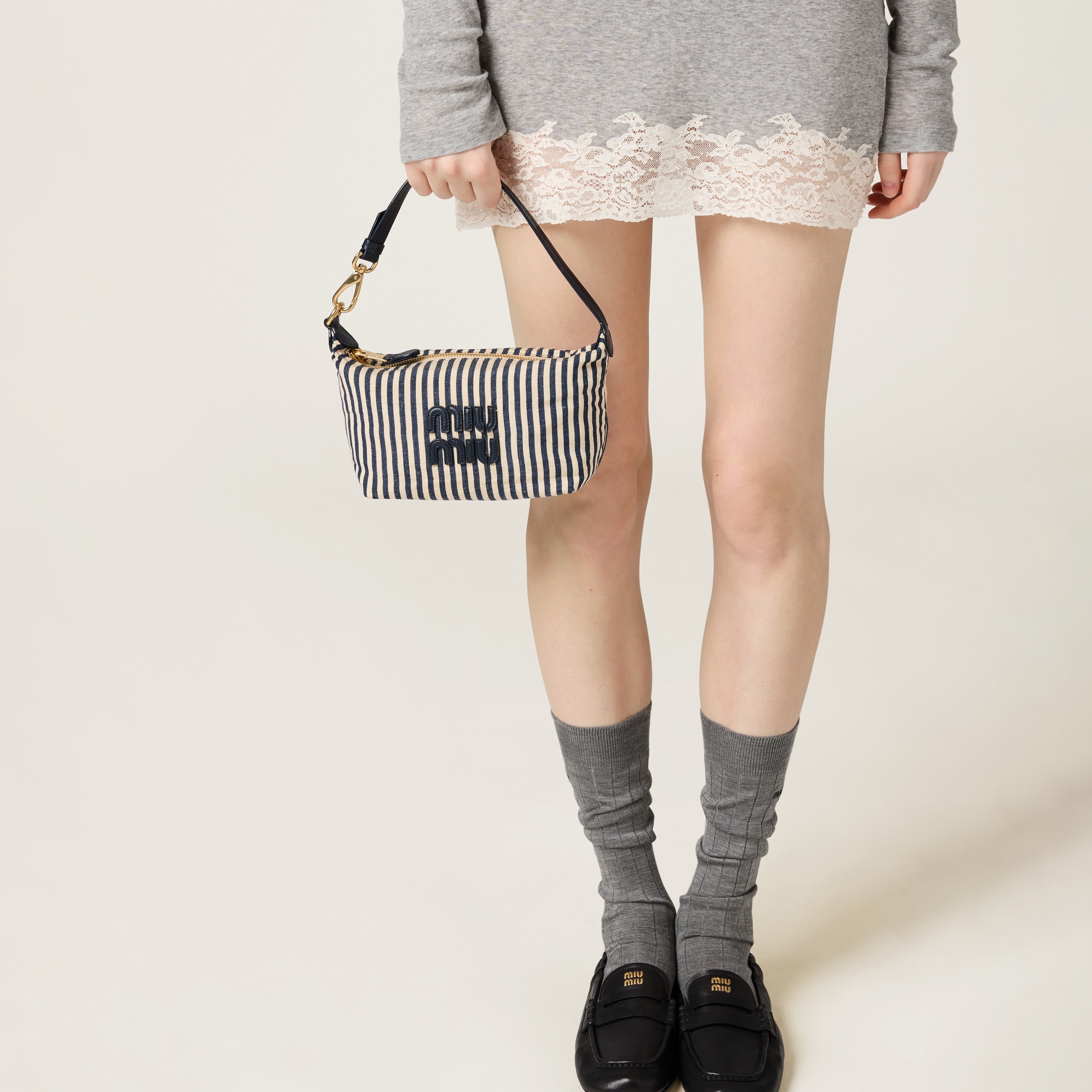 ★mucu and ebony★ [Exclusive]Shore Jackquard Bag _ Peppermi Shore Jackquard Bag _ Peppermint - MUCU AND EBONY