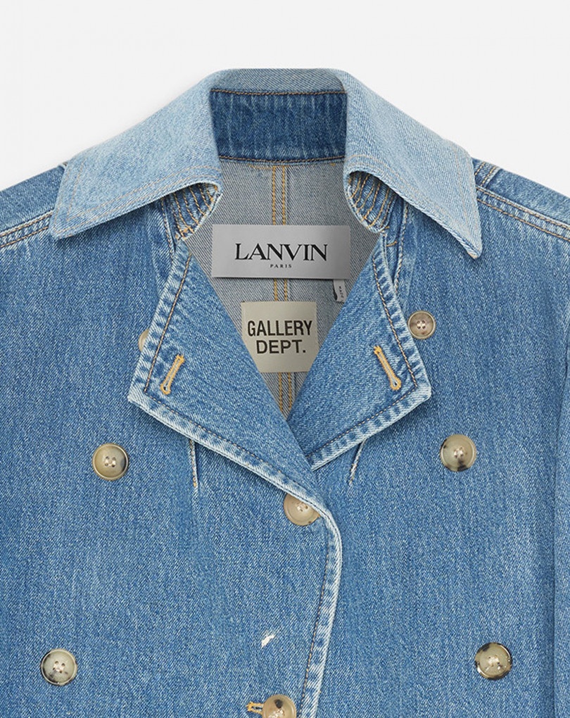 GALLERY DEPT. X LANVIN DOUBLE-BREASTED DENIM JACKET - 3