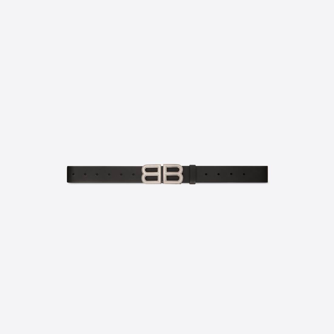 Men's Bb Hourglass Large Belt in Black - 1