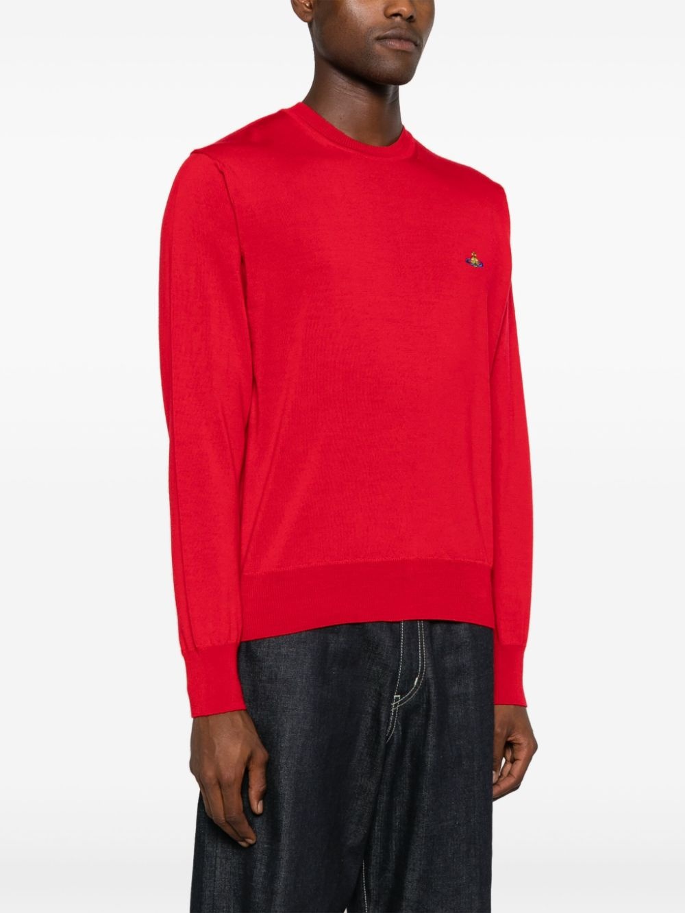 Orb-embroidered sweater - 3