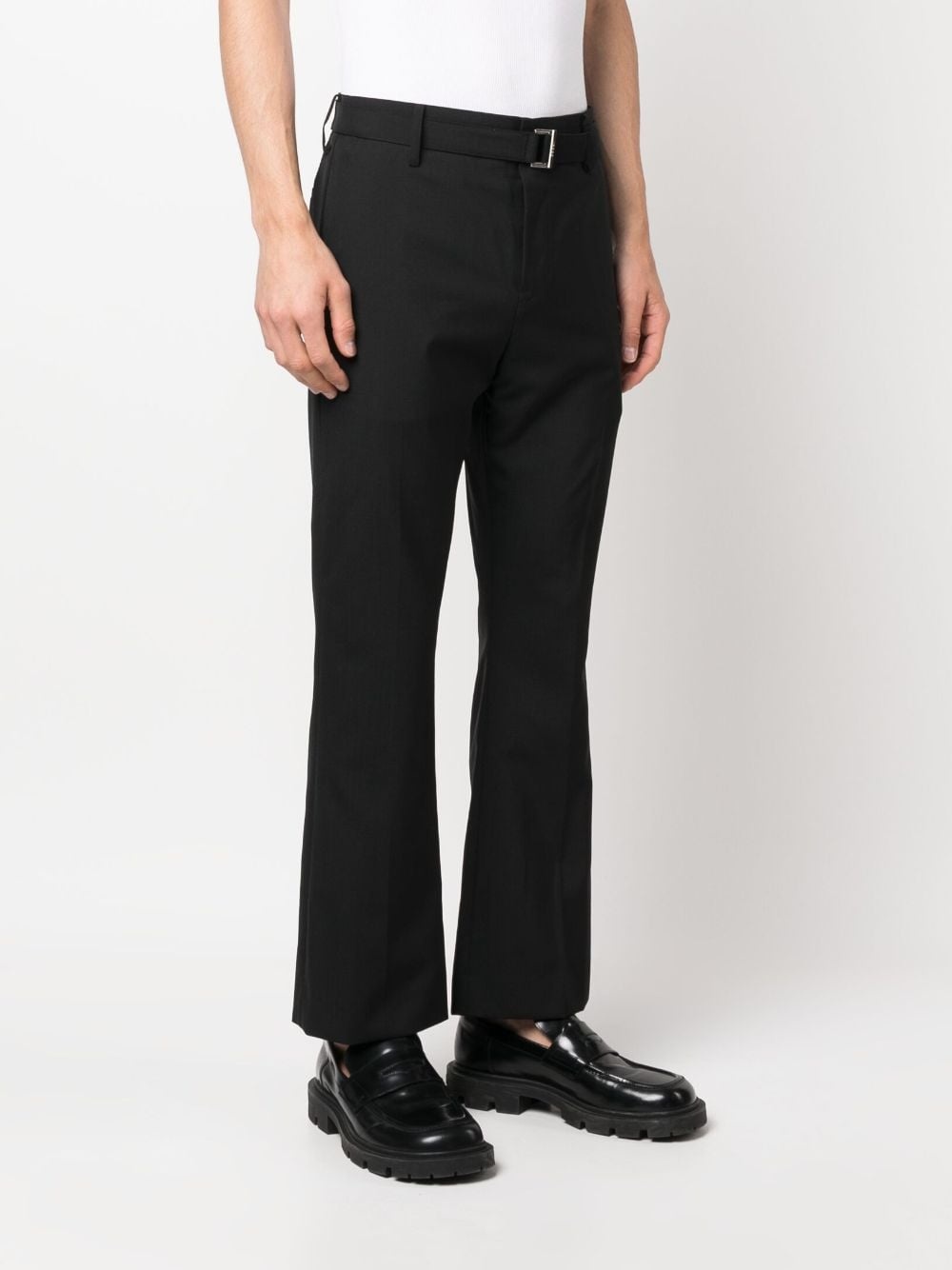 straight-leg tailored trousers - 3