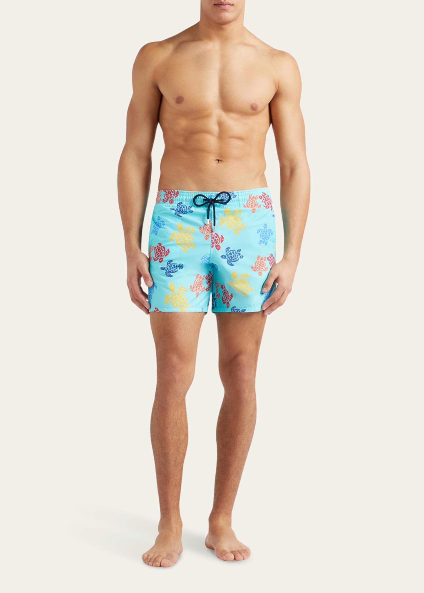 Men's Multi Turtle-Print Swim Shorts - 2