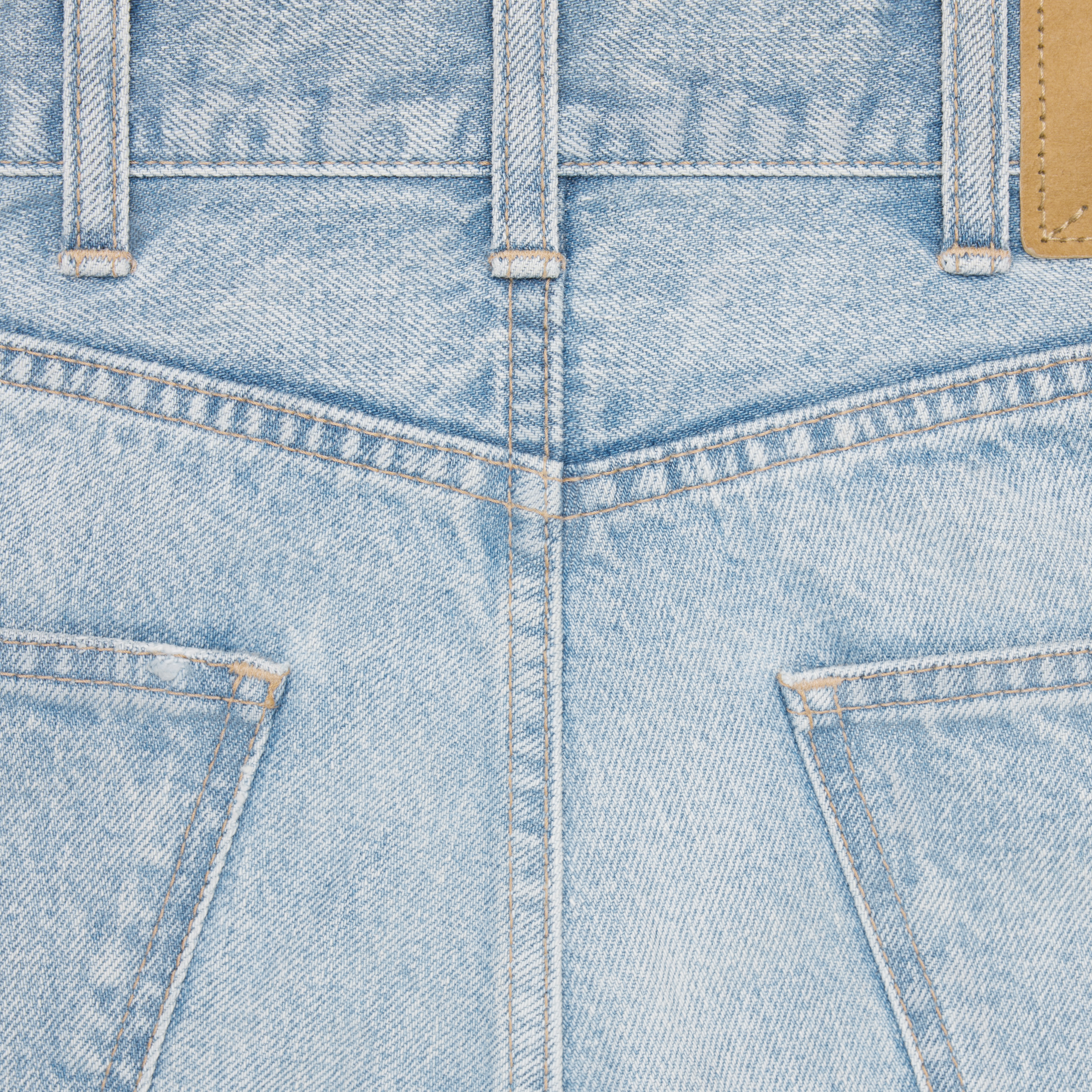 margaret jeans in anglais rinse wash denim - 3