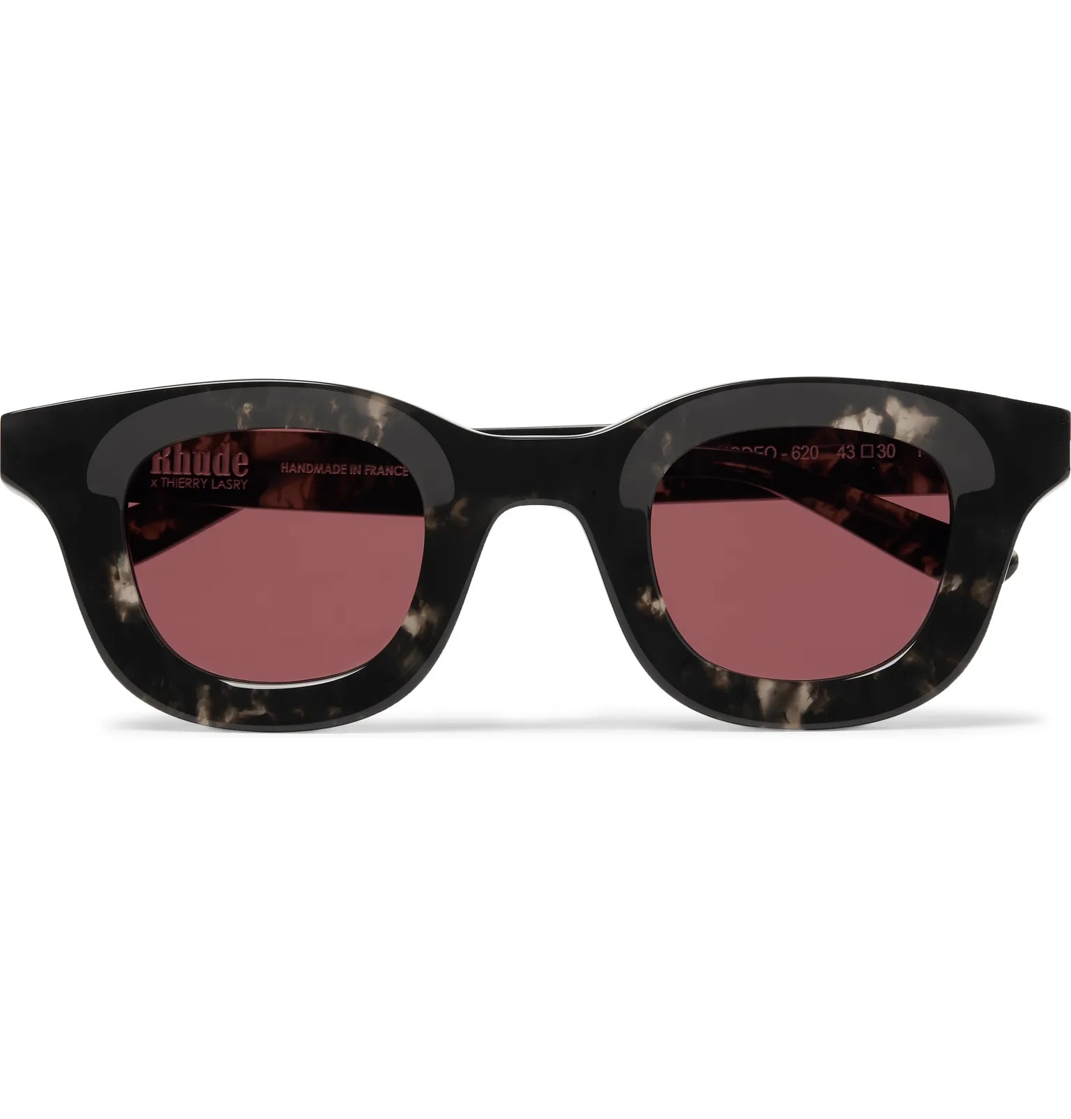 + Thierry Lasry Rhodeo Square-Frame Camouflage-Print Acetate Sunglasses - 1