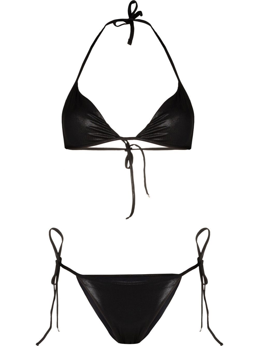 Sheen triangle bikini set - 1