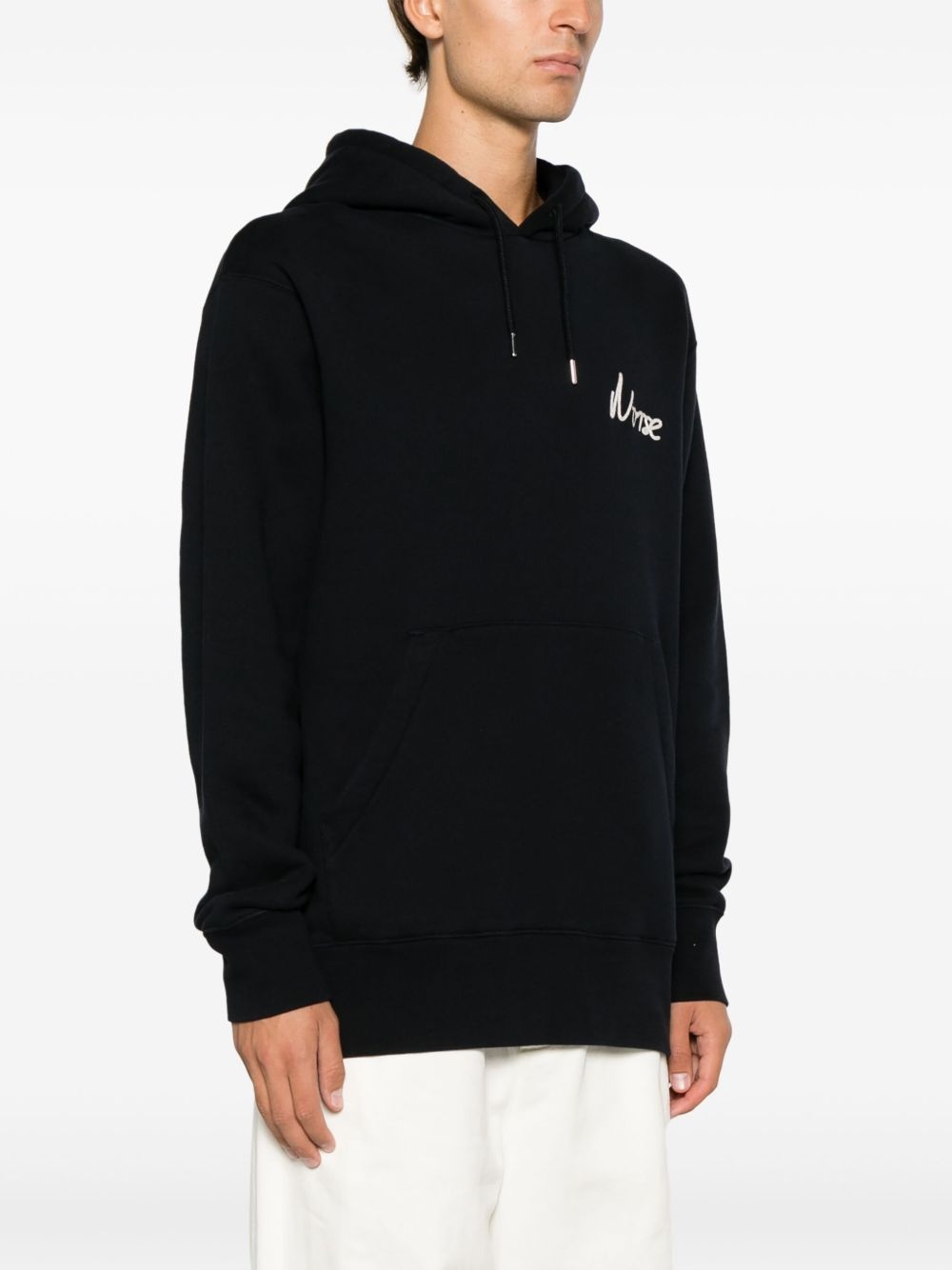 Arne logo-embroidered hoodie - 3