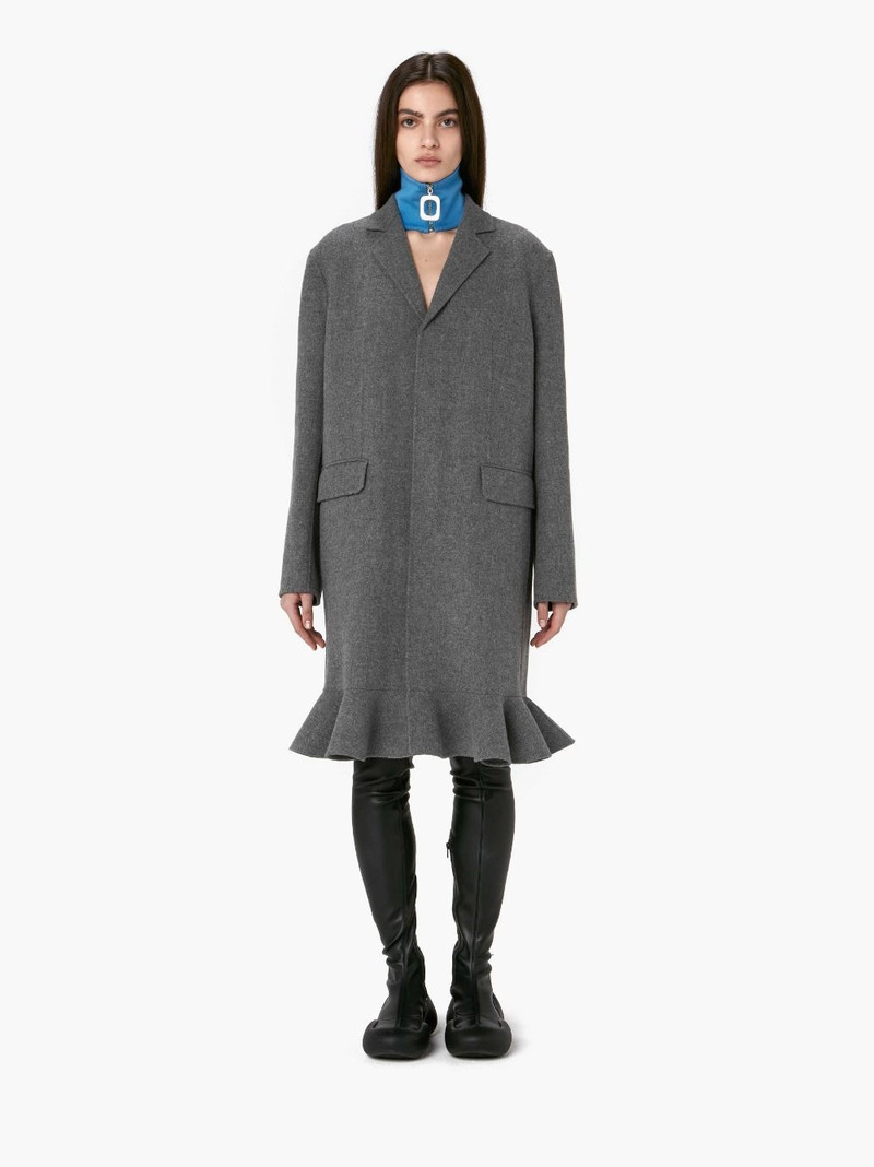 JW Anderson RUFFLED HEM COAT outlook