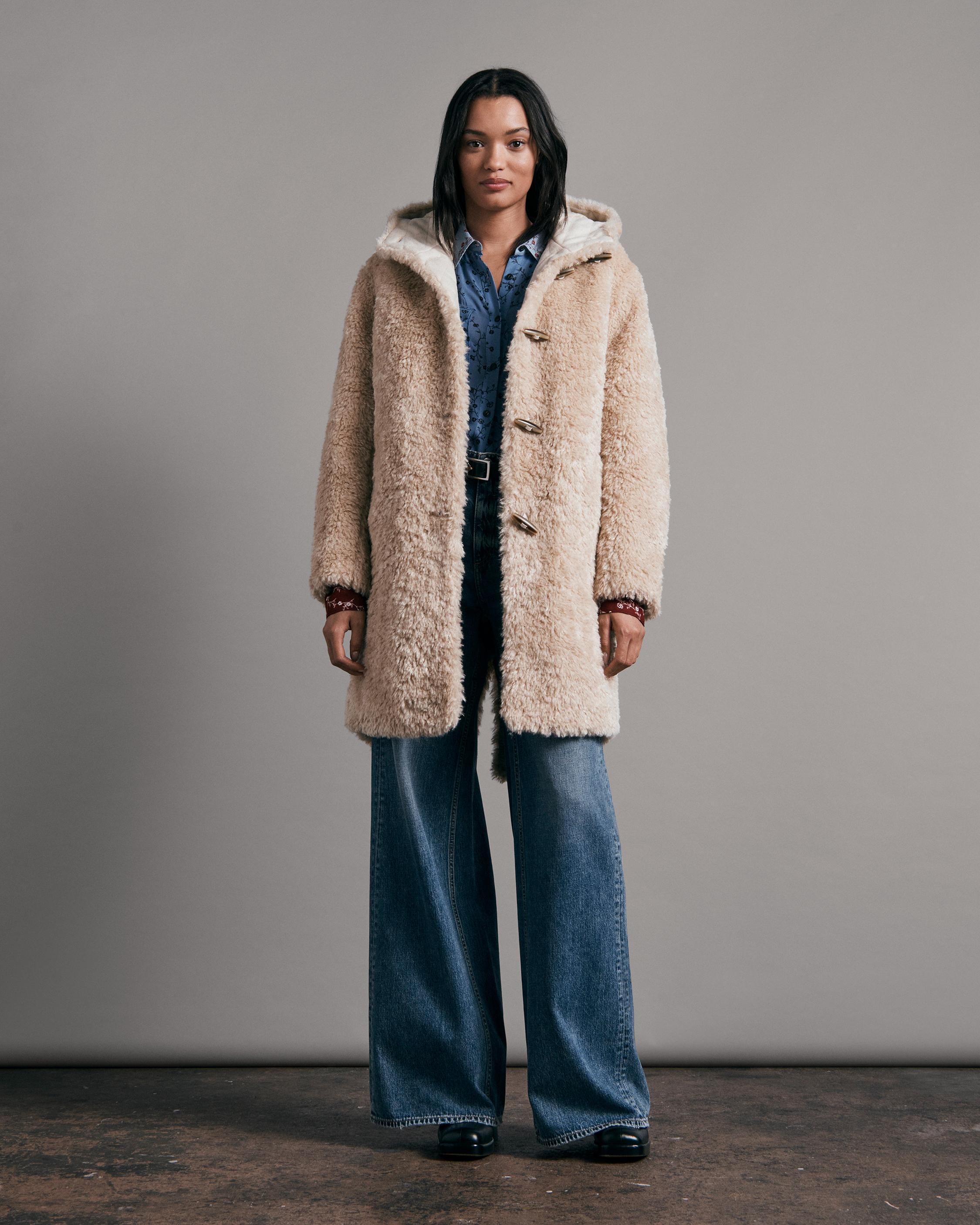 Iggy Faux Fur Liner Jacket
Oversized Jacket - 2