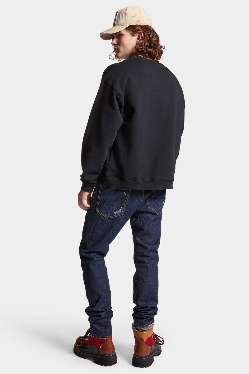 DARK CRINKLE WASH COOL GUY JEANS - 4