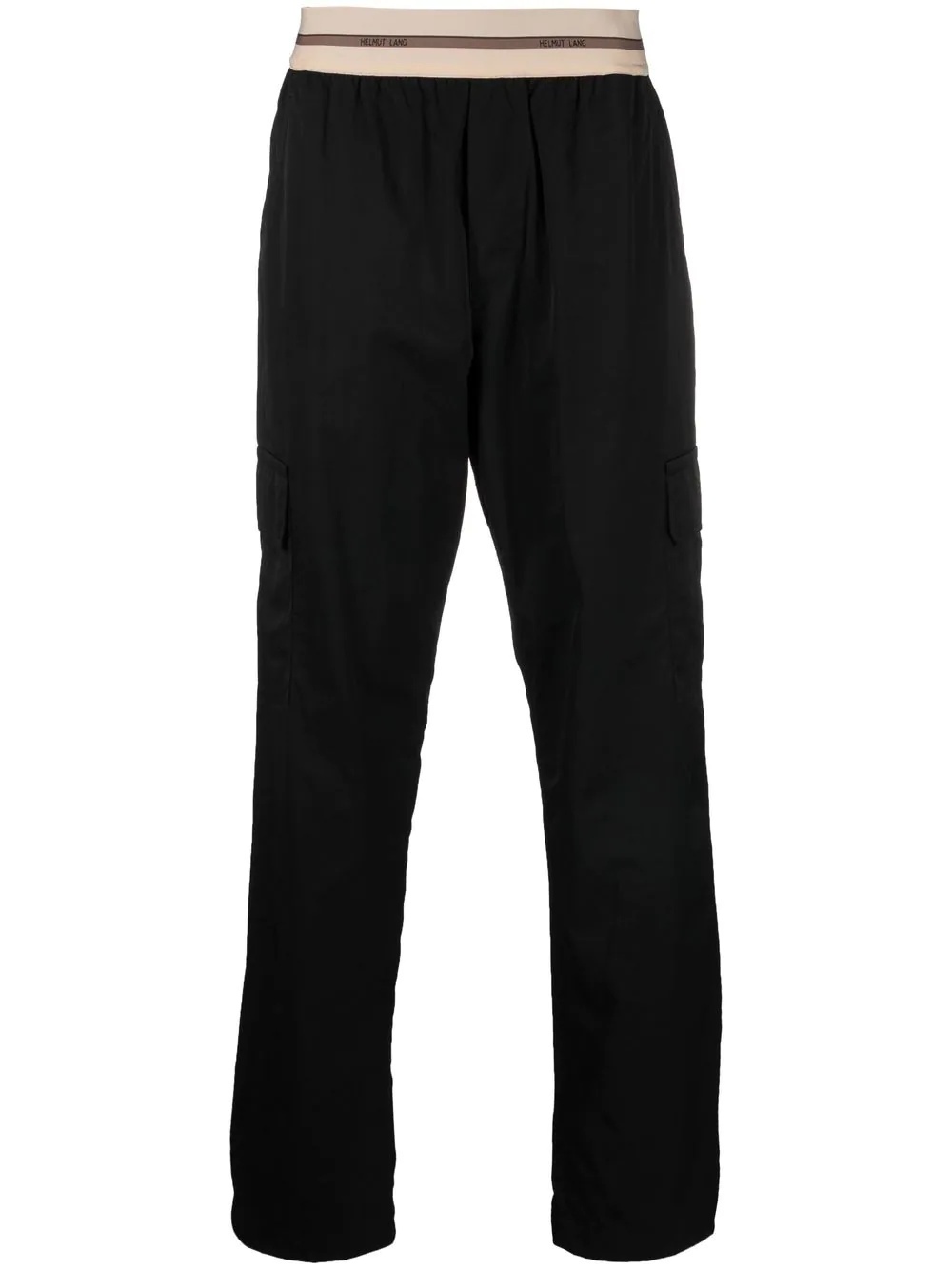 logo straight-leg trousers - 1