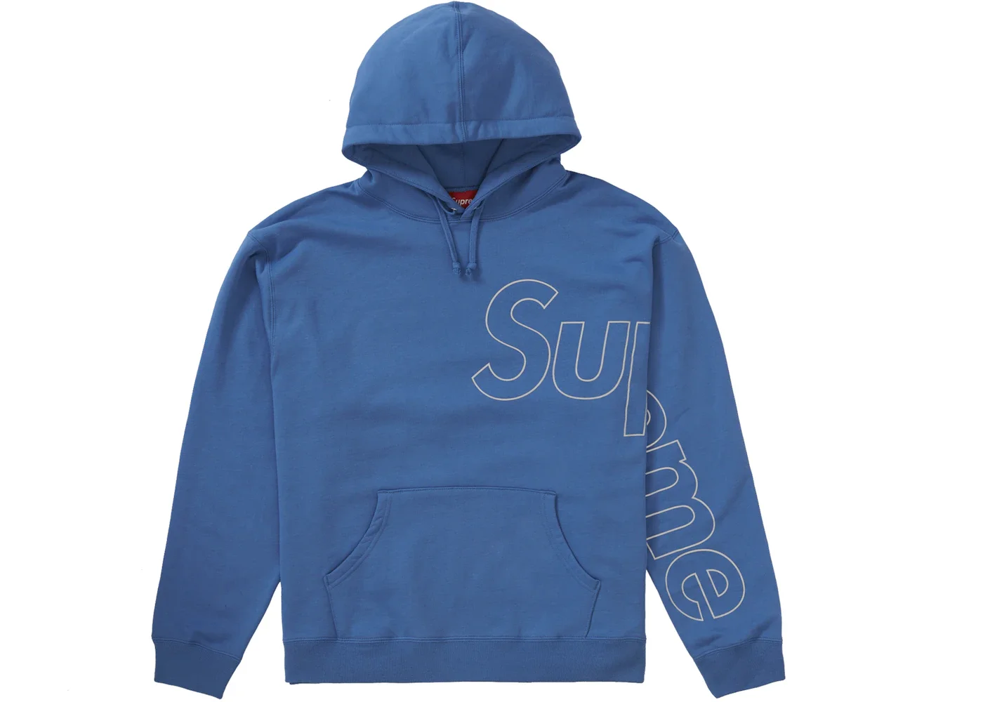 Supreme Supreme Reflective Hooded Sweatshirt Pale Royal | REVERSIBLE