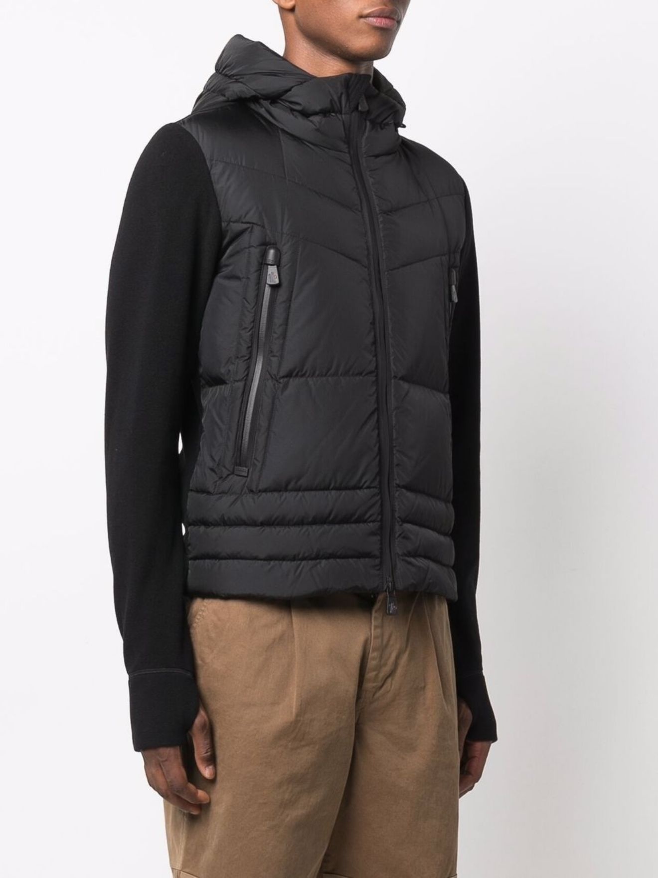 panelled padded jacket - 3