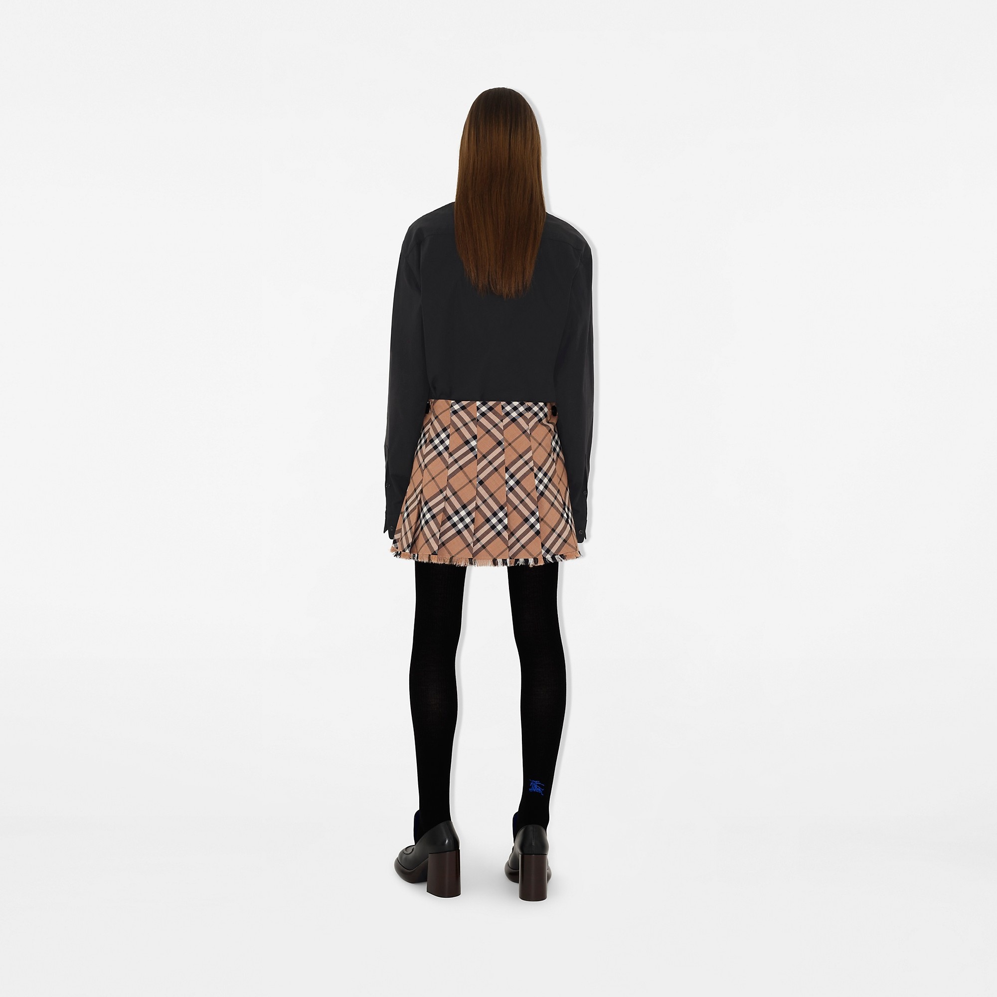 Burberry Check Wool Blend Mini Kilt | REVERSIBLE