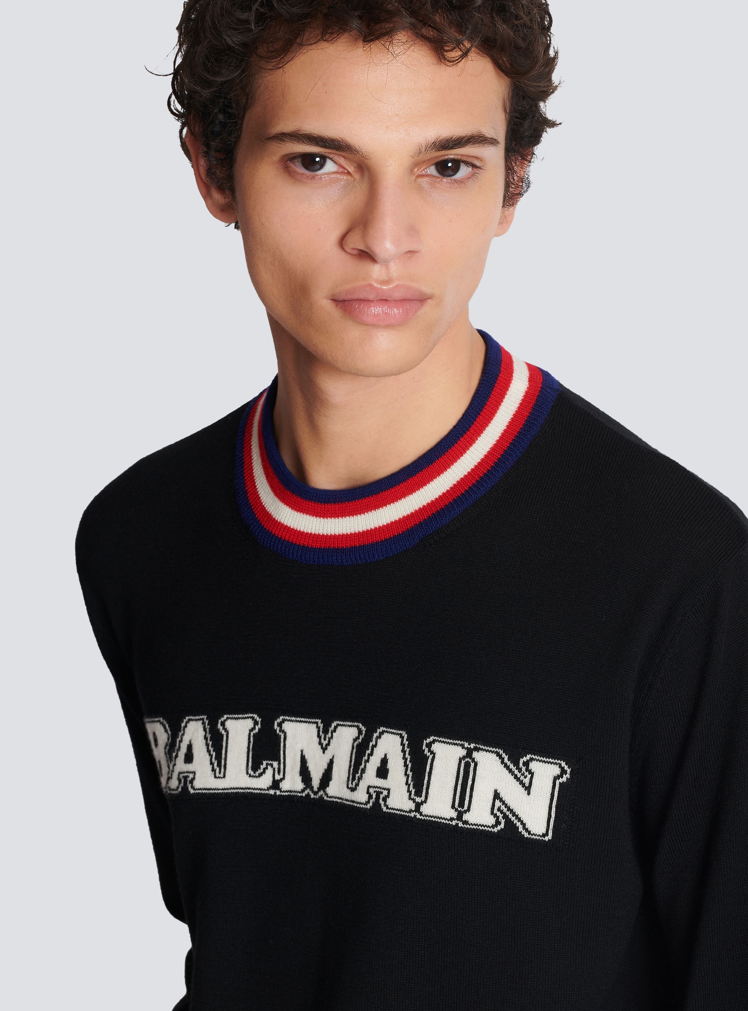 Retro Balmain jumper in fine merino knit - 7