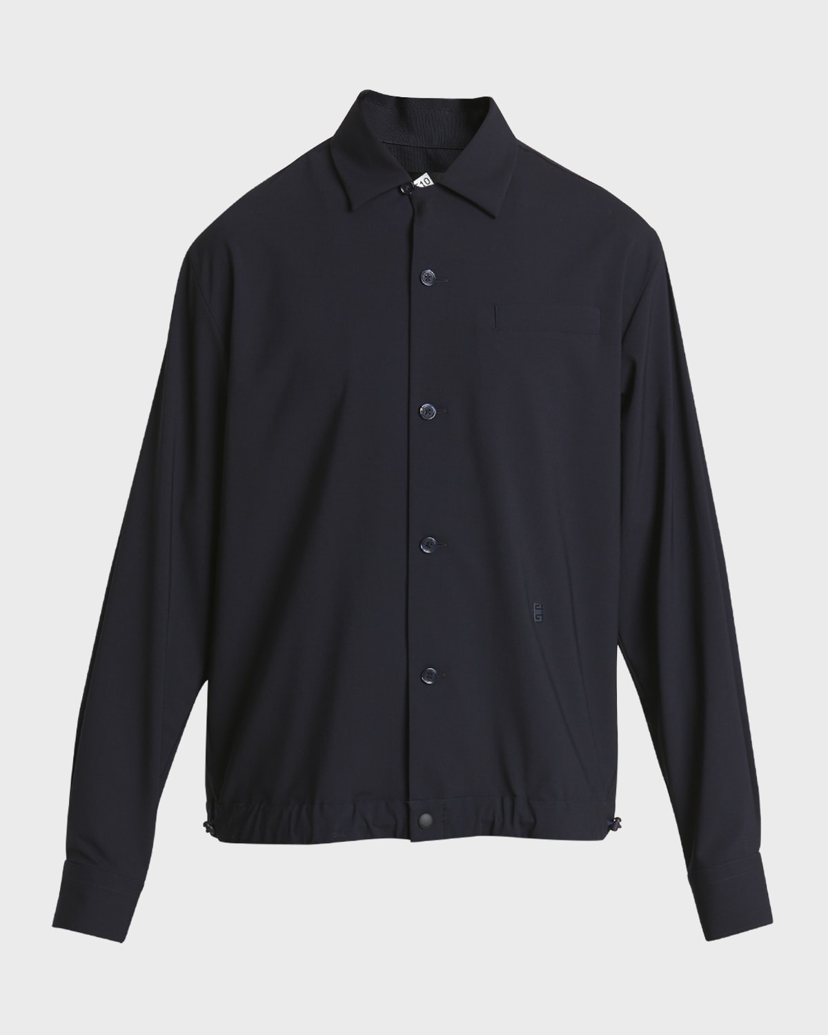 Men's Wool Long-Sleeve 4G Overshirt - 1