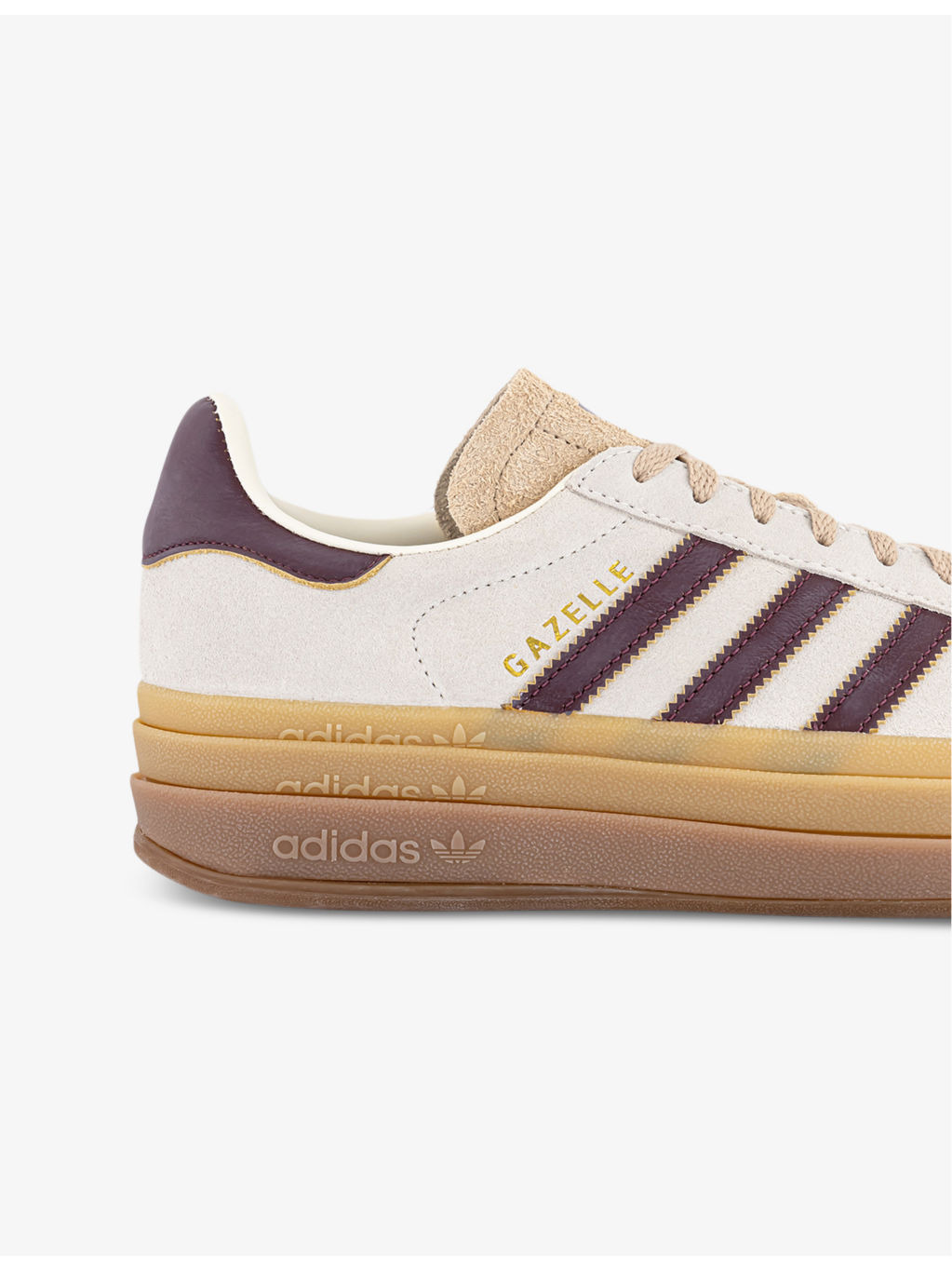 Gazelle Bold brand-stripe suede low-top trainers - 5