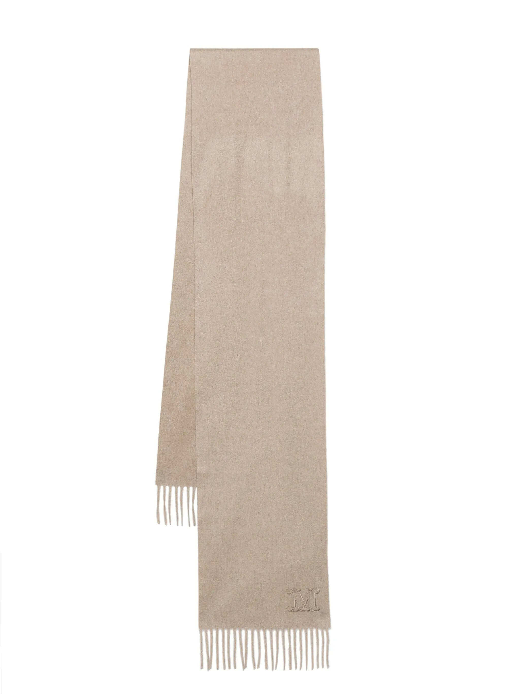 Max Mara Monogram Fringed-edge Cashmere Scarf - 1