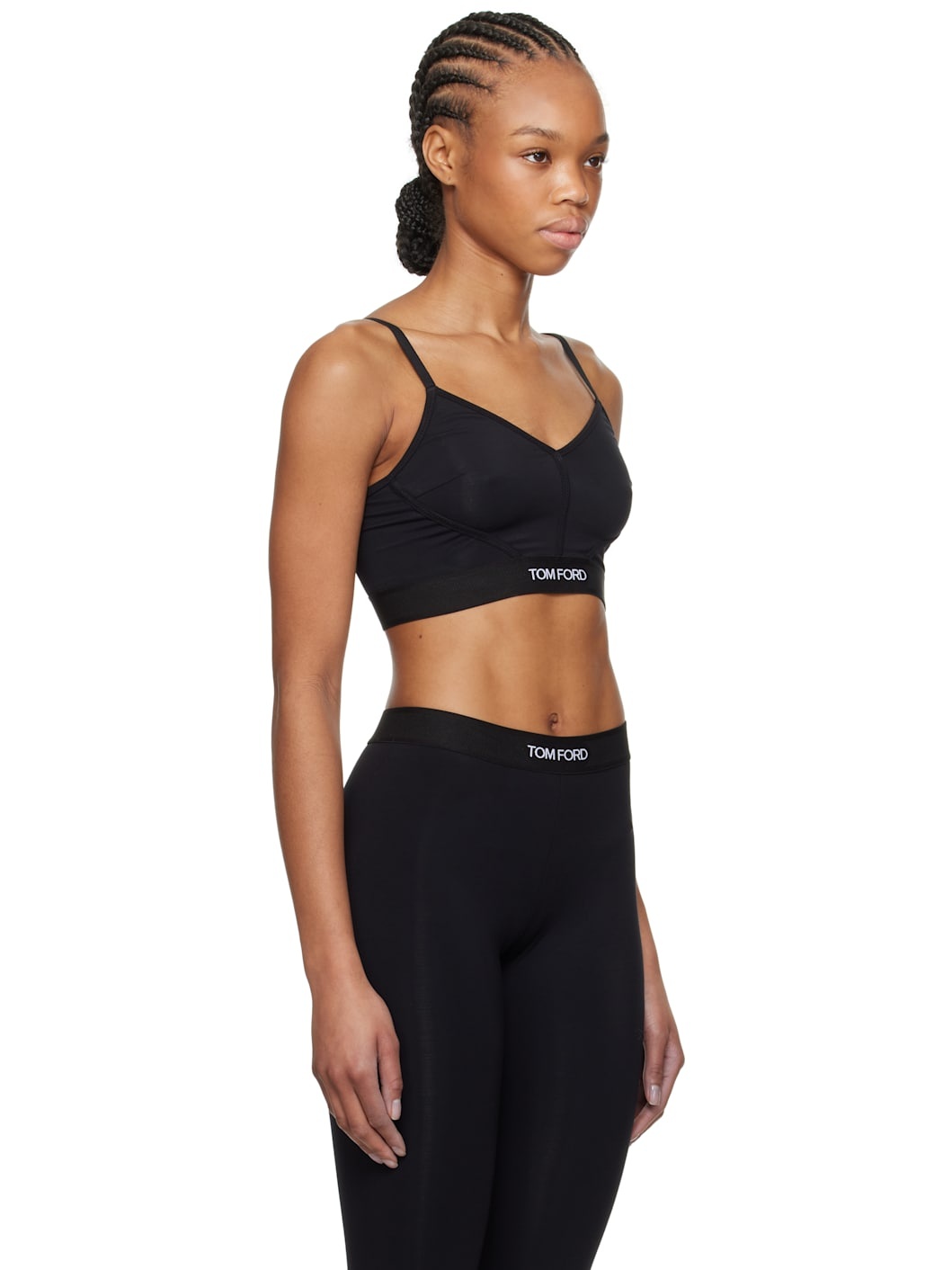 Black Modal Signature Bra - 2