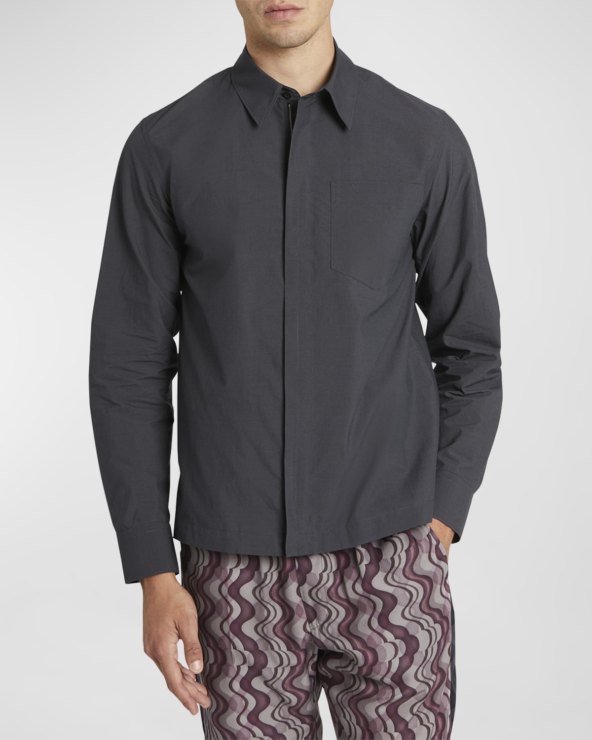 Men's Corran Solid Sport Shirt - 7