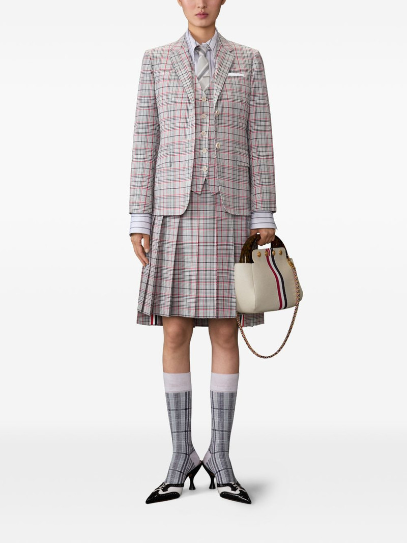 Thom Browne plaid waistcoat outlook