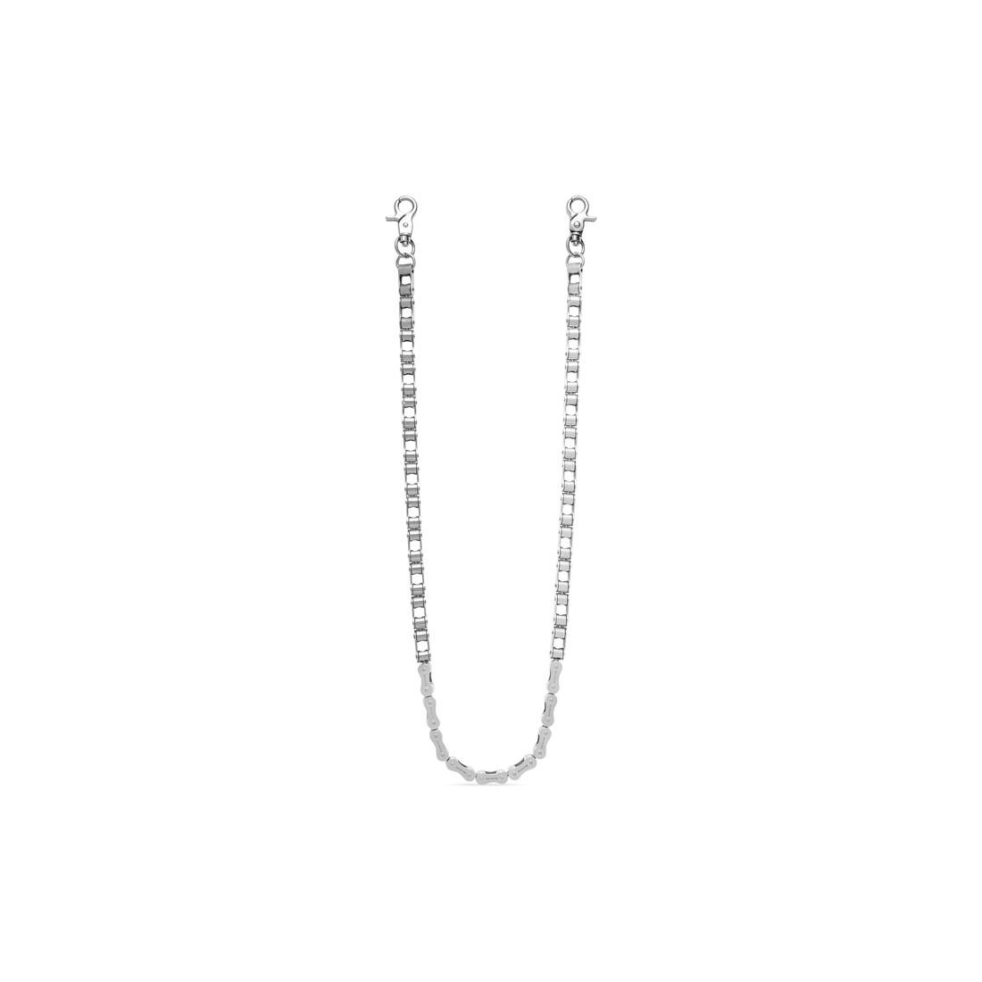 Men's Velo Short Trouser Chain in Antique Silver - 1