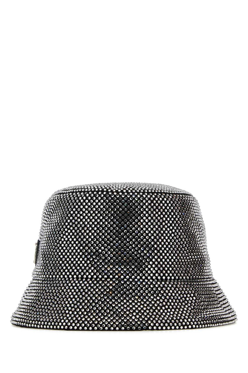 Prada Women Embellished Fabric Bucket Hat - 1