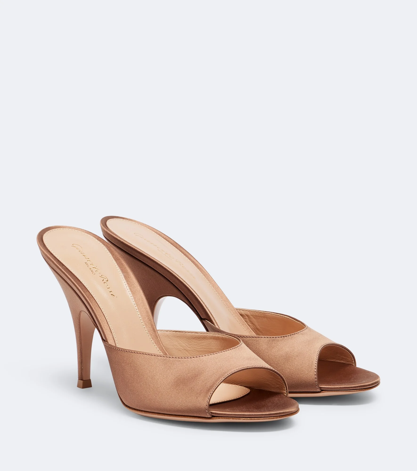Sofia satin mules - 1