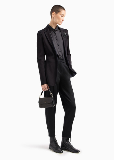 GIORGIO ARMANI Straight trousers in virgin wool outlook