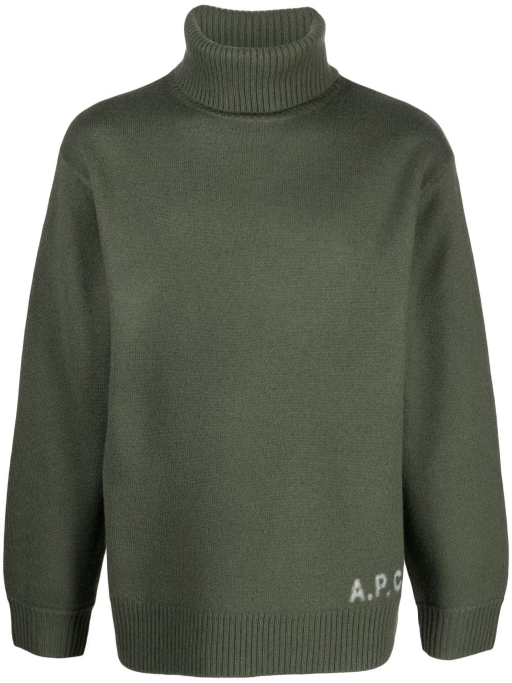 Edward logo-intarsia wool jumper - 1