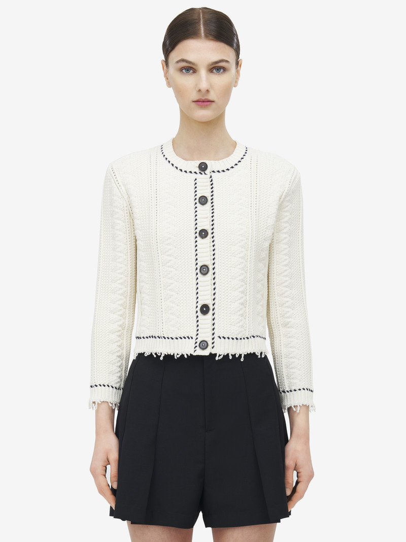 Alexander McQueen Textured Cardigan outlook