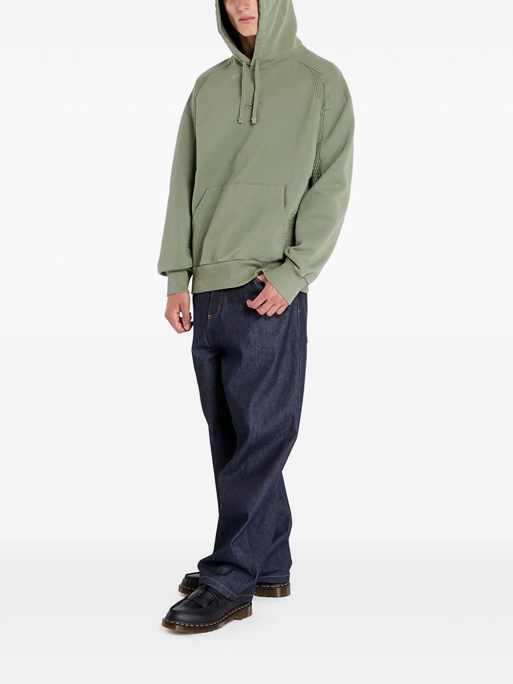 logo-embroidered hoodie - 2