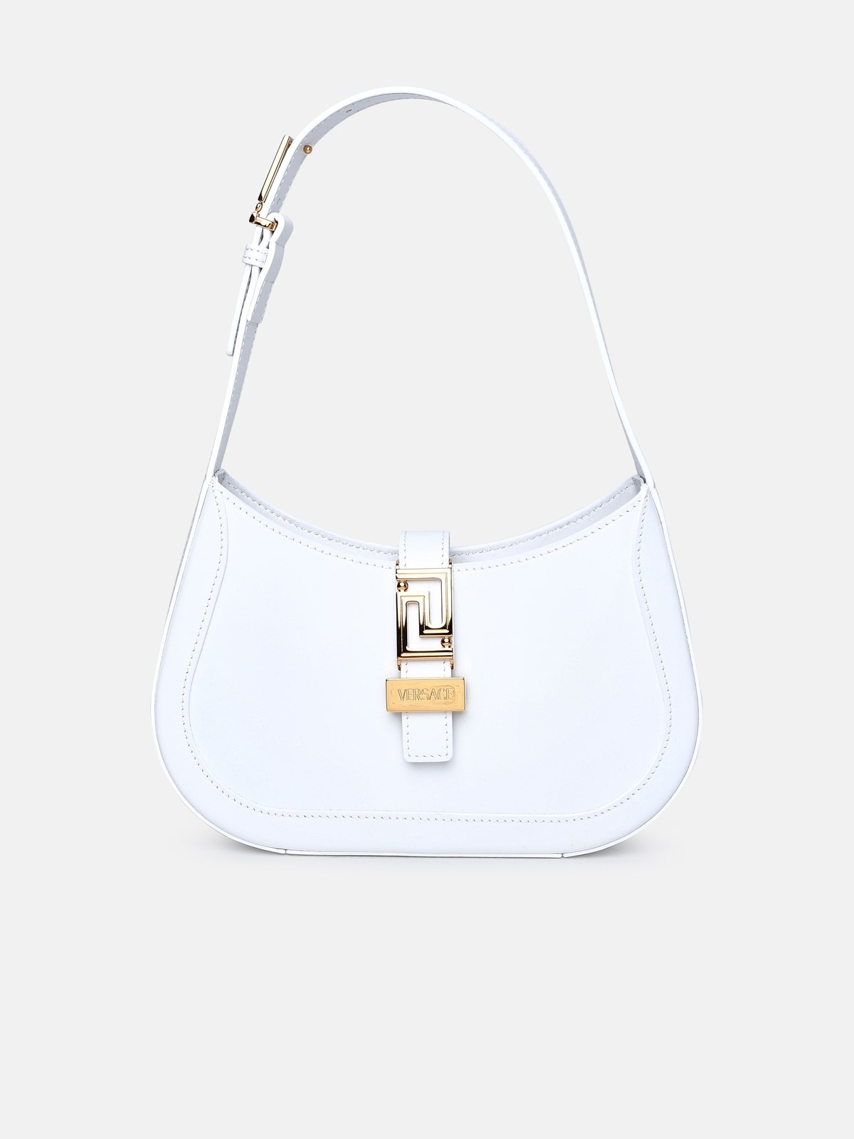 WHITE LEATHER BAG - 1