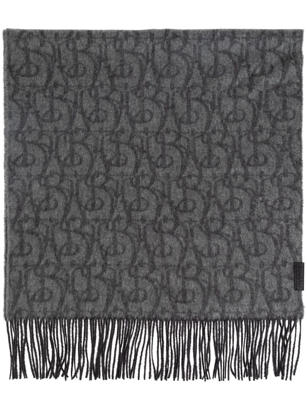 monogram scarf - 1