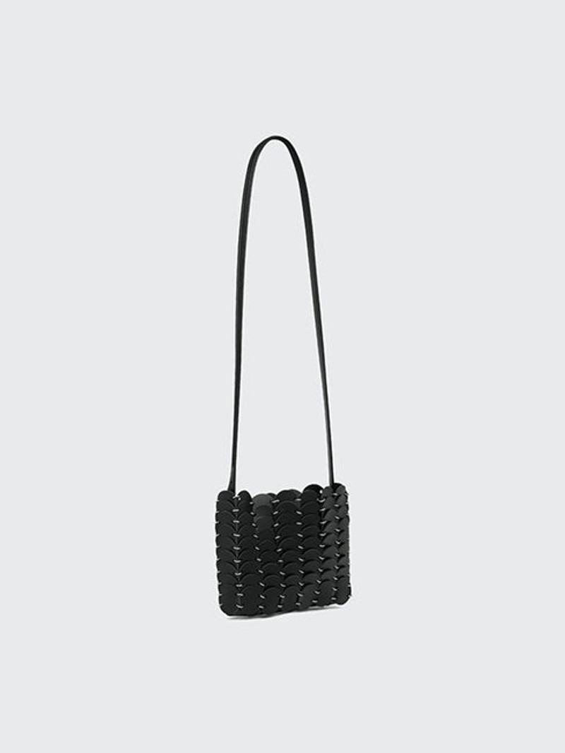 rabanne BLACK PACOÏO CROSSBODY CLUTCH outlook
