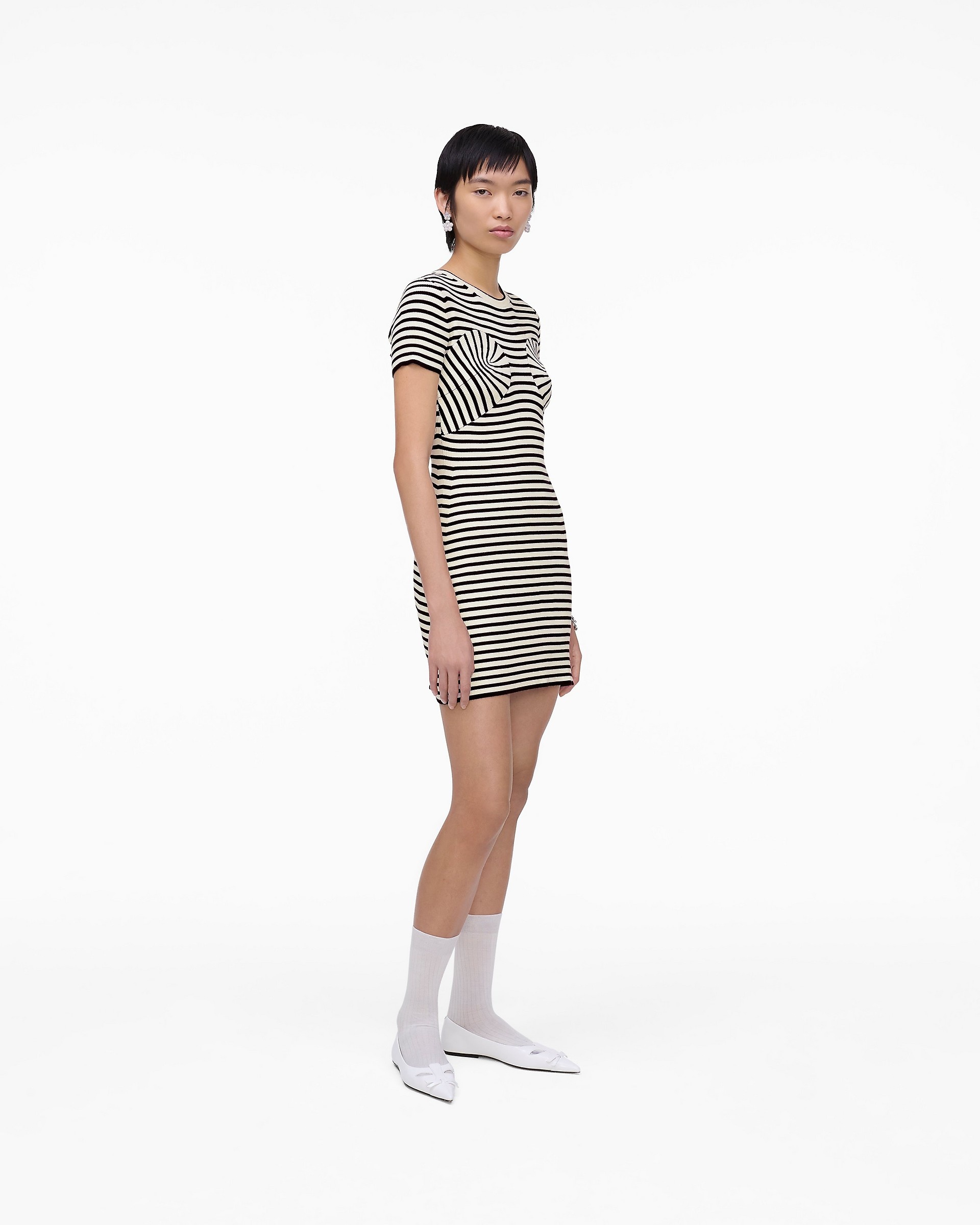 SEAMED UP KNIT DRESS - 3