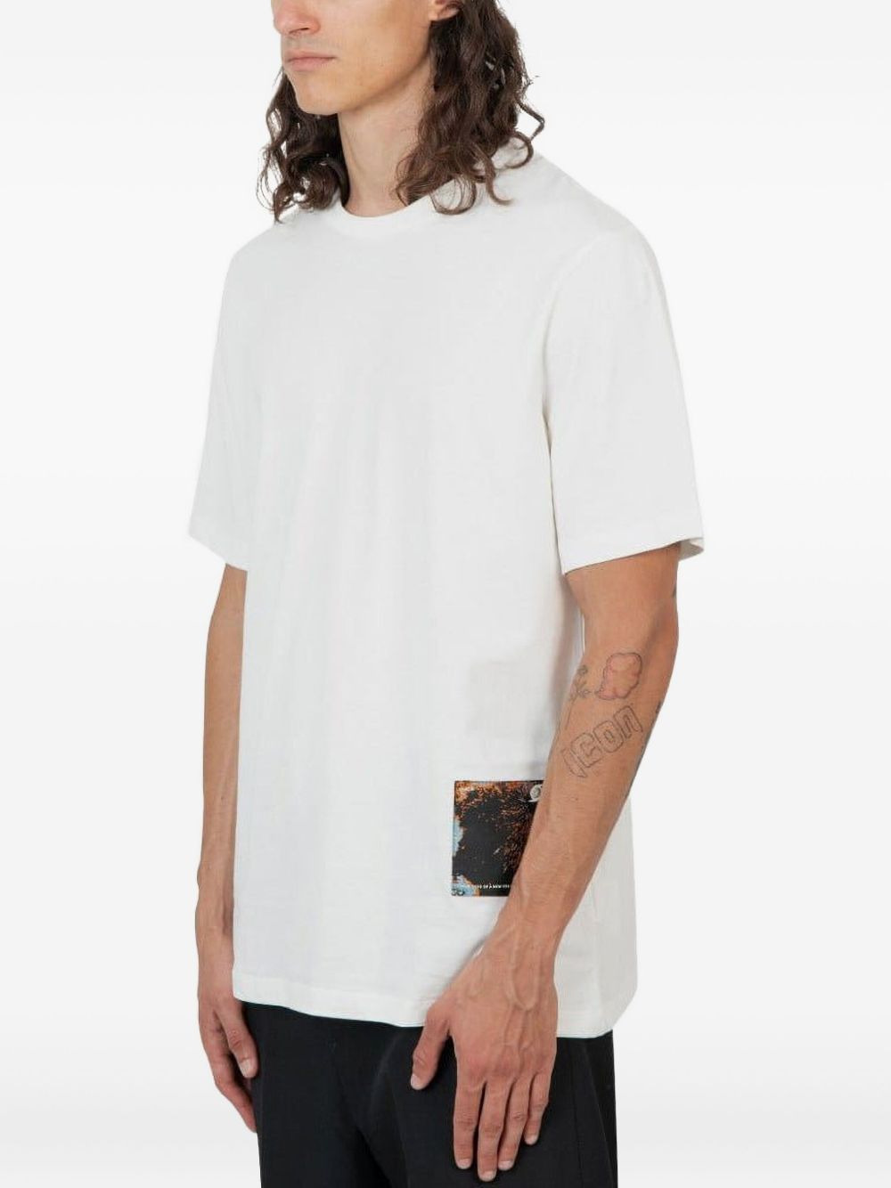graphic-patch T-shirt - 2