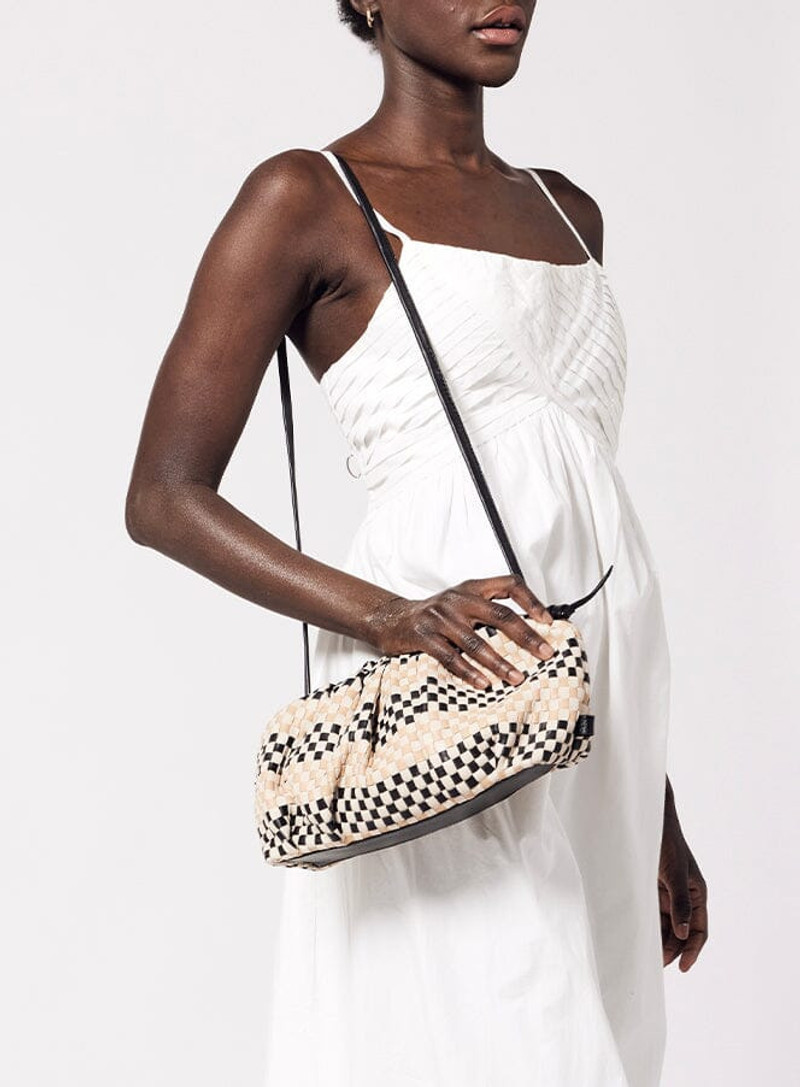 GIGI WOVEN CROSSBODY | BLACK MULTI 1