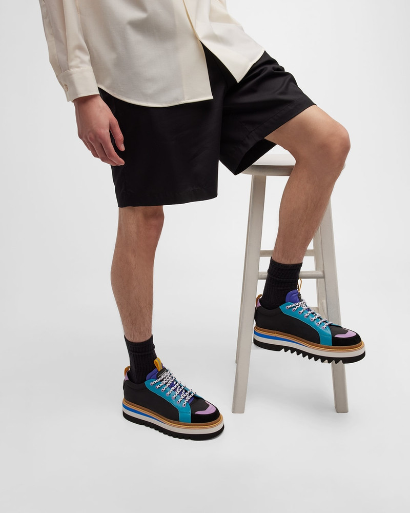 Moschino Men's City Trainer Textile Low-Top Sneakers outlook