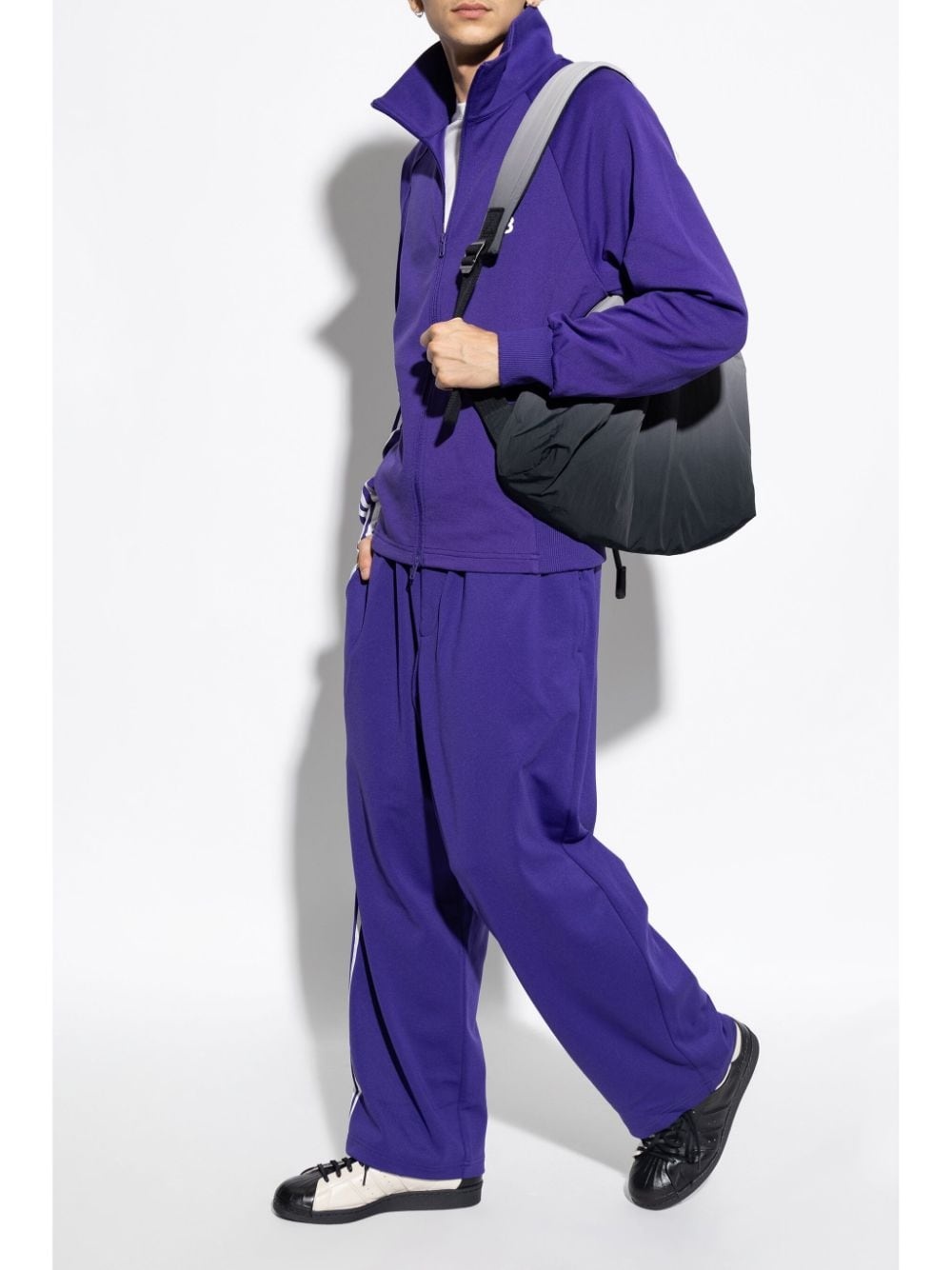 3-Stripes logo zipped jacket - 2